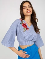 Halenka LK BZ 506243.78 bílá a tmavě modrá