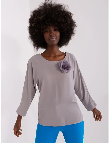 Bluzka LK BZ model 18856578 szary - FPrice