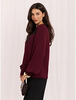 Bluzka LK BZ 510211.00 bordowy Bluzka LK BZ 510211.00 bordowy