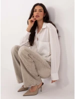 Koszula LK KS model 21859066 biały - FPrice Koszula LK KS model 21859066 biały - FPrice