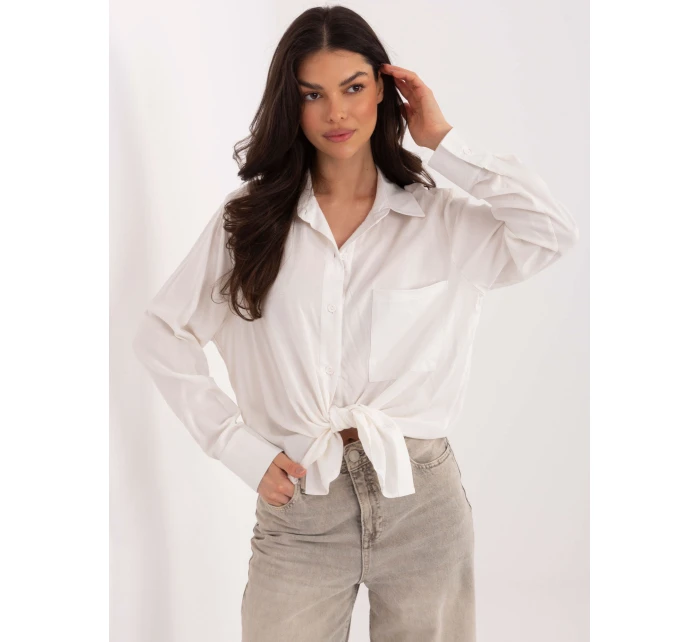 Koszula LK KS model 21859066 biały - FPrice Koszula LK KS model 21859066 biały - FPrice