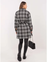 Dámský kabát LK EN 508342 1.67 černobílý Dámský kabát LK EN 508342 1.67 černobílý