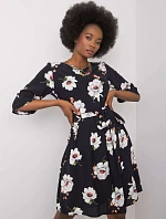 Šaty LK SK 507547.16P černobíle