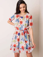 Šaty LK SK 507626.70 světle šedá