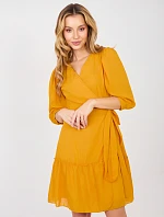 Šaty LK SK 508027.34P tmavě žluté