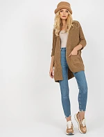 Kardigan LO SW LK 3002.98P tmavě béžový