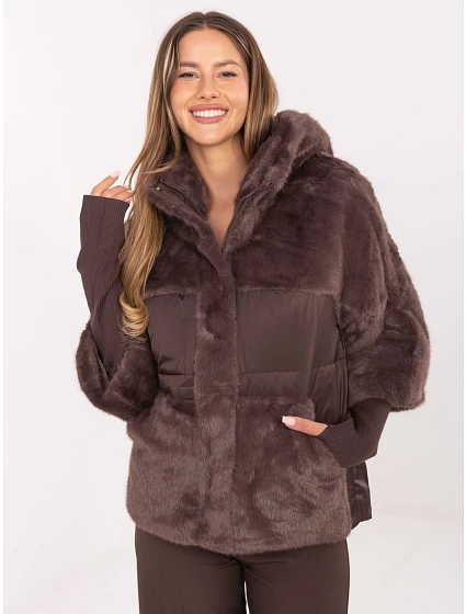 Kurtka MBM KR model 21314503 ciemny brązowy - FPrice Kurtka MBM KR model 21314503 ciemny brązowy - FPrice