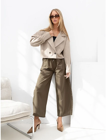 Kurtka MI KR model 22549071 beżowy - FPrice Kurtka MI KR model 22549071 beżowy - FPrice