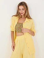 MI košile KS 2337.18 světle žlutá