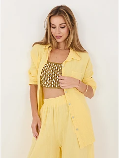 MI košile KS 2337.18 světle žlutá