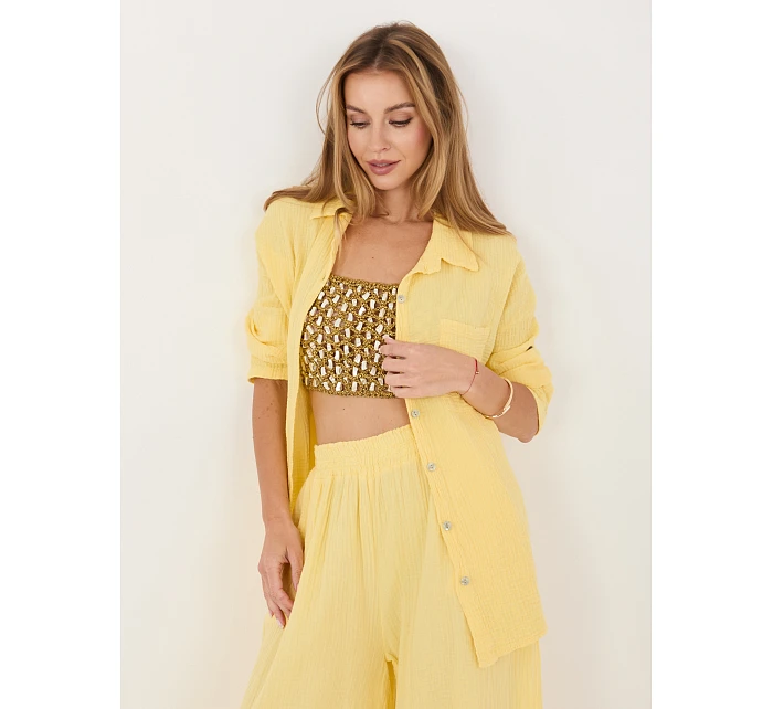 MI košile KS 2337.18 světle žlutá MI košile KS 2337.18 světle žlutá