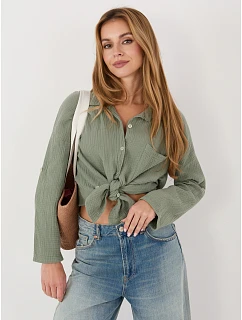 MI košile KS 2337.18 khaki