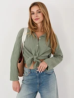 MI košile KS 2337.18 khaki