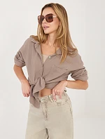 MI košile KS 2337.77 tmavě lila