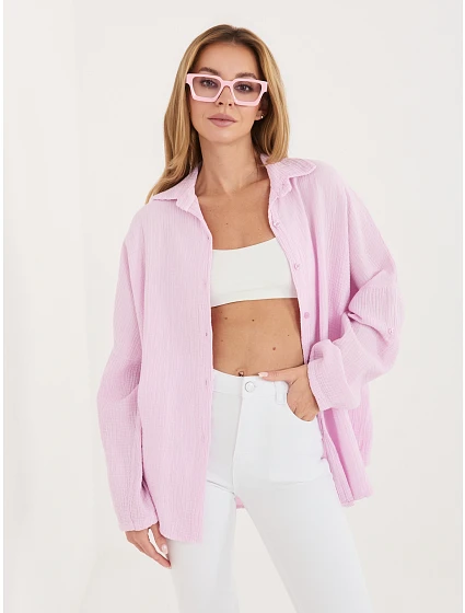 MI košile KS 82377.83 světle růžová MI košile KS 82377.83 světle růžová