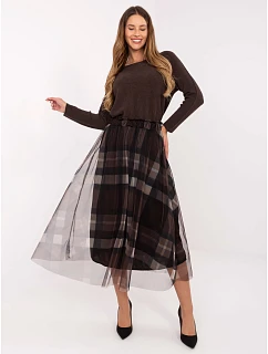 Sukně MI SD 271329 1.00 černá a hnědá