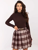 Sukně MI SD 4193.95 hnědá