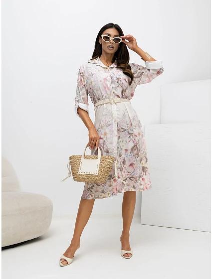 Šaty MI SK 82877.12P béžové