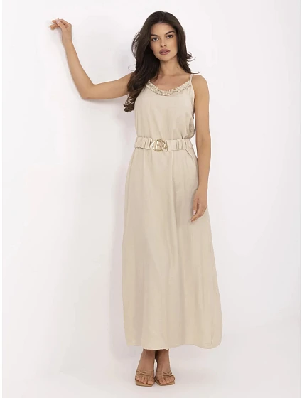 Sukienka MI SK model 21133056 beżowy - FPrice