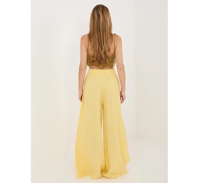 MI kalhoty SP 2563.02 světle žlutá MI kalhoty SP 2563.02 světle žlutá