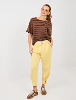 Kalhoty MI SP P6224.71 světle žluté