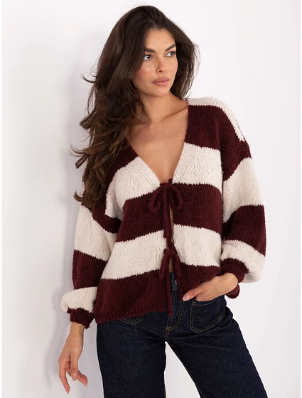Jumper MI SW 0109.79 kaštanový Jumper MI SW 0109.79 kaštanový
