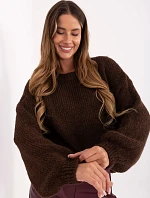 Jumper MI SW 1909.21 tmavě hnědý