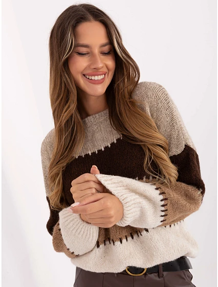 Jumper MI SW 2309.95 světle béžový Jumper MI SW 2309.95 světle béžový