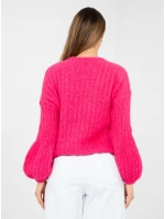 Sweter MI SW 9642.01 fuksjowy
