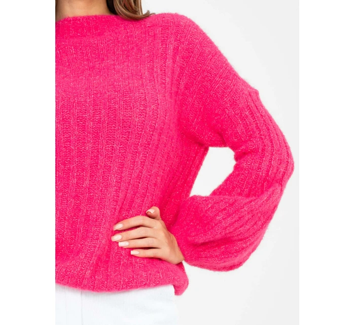 Sweter MI SW 9642.01 fuksjowy Sweter MI SW 9642.01 fuksjowy