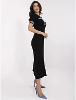 Šaty NM SK K435.77 černé Šaty NM SK K435.77 černé