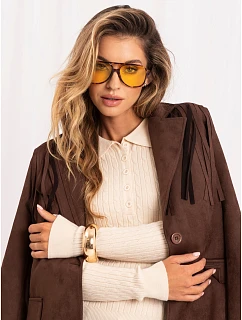 Sweter PM SW DF61080.67 jasny beżowy