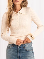 Sweter PM SW DF61080.67 jasny beżowy Sweter PM SW DF61080.67 jasny beżowy