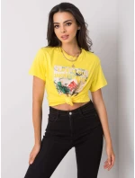 T shirt PM TS SS21TX58.12 żółty