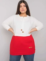 Mikina RV BL 6845.51P bílá a červená