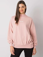 Dámská mikina RV BL 7323.00X světle růžová