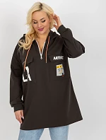 Mikina RV BL 8258.34 tmavá khaki