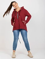 Mikina RV BL 8266.34P kaštanová