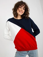 Mikina RV BL 8463.41P tmavě modrá červená