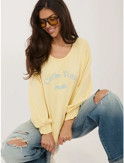 Mikina RV BL A1220.11 světle žlutá Mikina RV BL A1220.11 světle žlutá