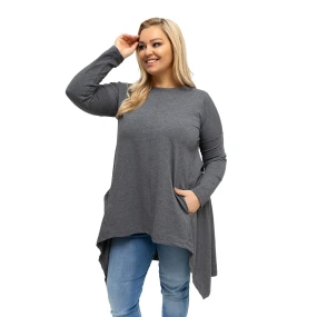 Bluzka RV BZ model 21820150 1.06 ciemny szary - FPrice Bluzka RV BZ model 21820150 1.06 ciemny szary - FPrice