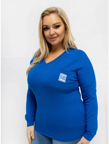 Halenka RV BZ A 161.63 kobaltově modrá Halenka RV BZ A 161.63 kobaltově modrá