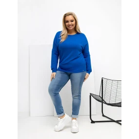 Bluzka RV BZ A model 21820126 kobaltowy - FPrice Bluzka RV BZ A model 21820126 kobaltowy - FPrice