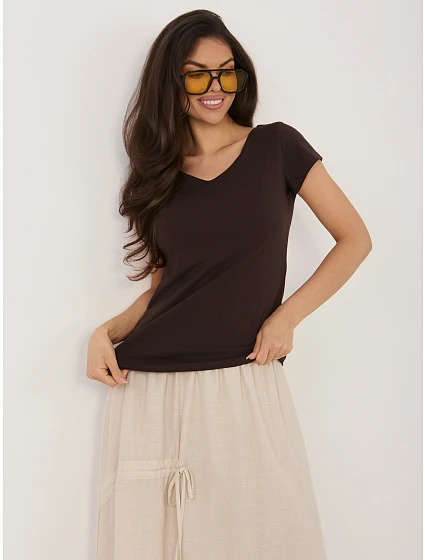 Halenka RV BZ A1267.08 tmavě hnědá Halenka RV BZ A1267.08 tmavě hnědá