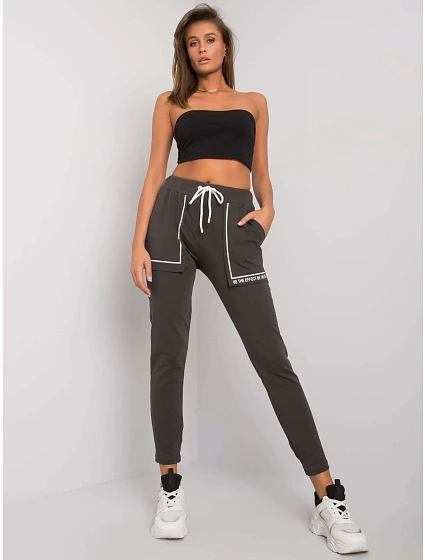 Tepláky RV DR model 17500020 tmavá khaki - FPrice