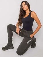 Tepláky RV DR 7076.21 tmavá khaki