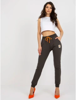 Tepláky RV DR 7886.04 tmavá khaki