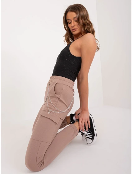 Spodnie dresowe RV DR model 20095122 ciemny bezowy - FPrice