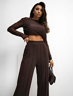 Tepláky RV DR A1062.48 tmavě hnědé