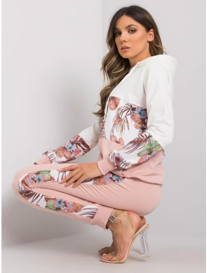 Souprava RV KMPL 7356.82 bílá a růžová Souprava RV KMPL 7356.82 bílá a růžová